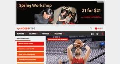Desktop Screenshot of hoopshype.com