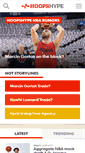 Mobile Screenshot of hoopshype.com