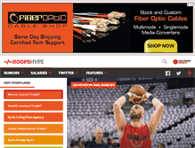Tablet Screenshot of hoopshype.com
